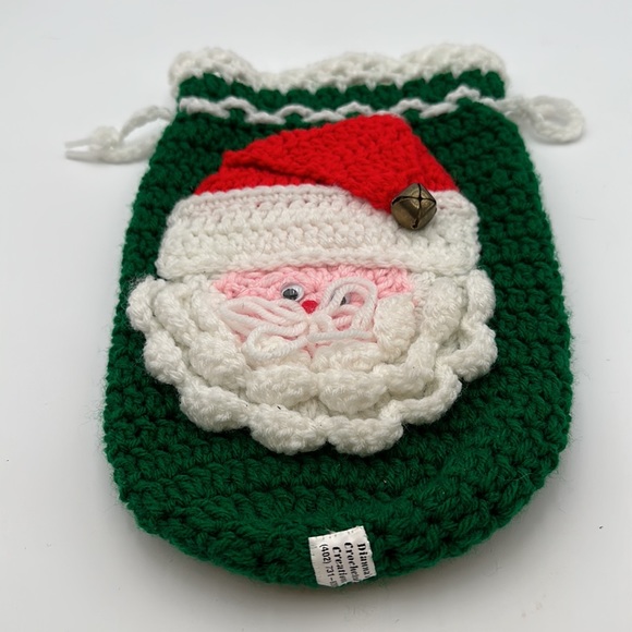 Handmade Crochet Christmas Gift Bag - Picture 4 of 15